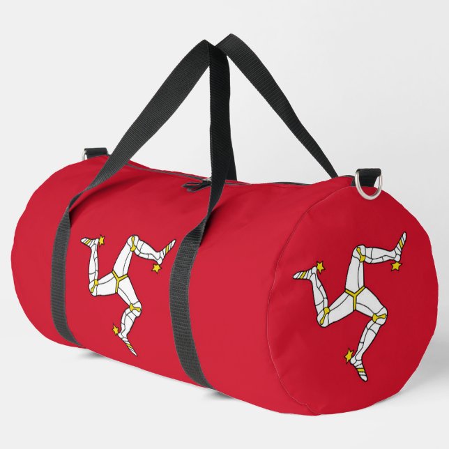 Flagge der Insel Man Duffle Bag (Linke Ecke)