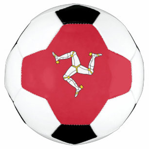 Flagge der Insel Man Fußball