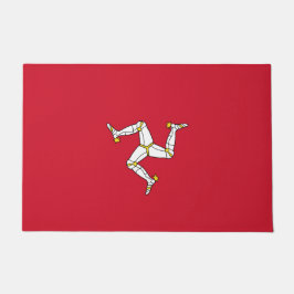 Flagge der Insel Man Fußmatte