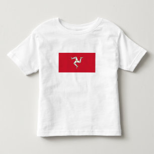 Flagge der Insel Man Kleinkind T-shirt