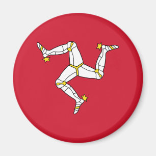 Flagge der Insel Man Magnet