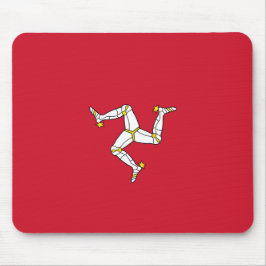 Flagge der Insel Man Mousepad
