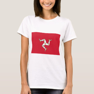 Flagge der Insel Man T-Shirt