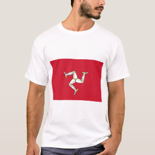 Flagge der Insel Man T-Shirt