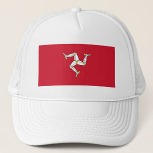 Flagge der Insel Man Truckerkappe