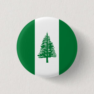 Flagge der Insel Norfolk Button
