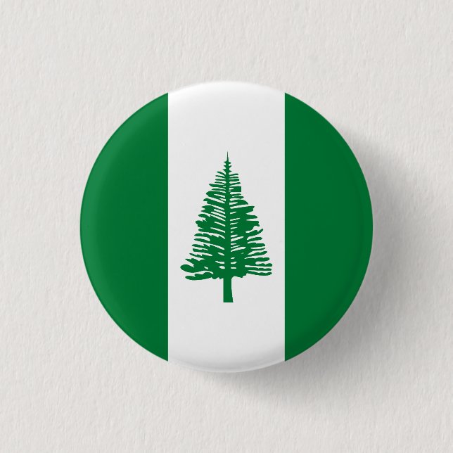 Flagge der Insel Norfolk Button (Vorderseite)
