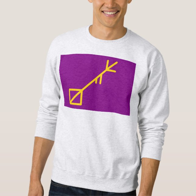 Flagge der Insel Sessrumnir Sweatshirt (Vorderseite)