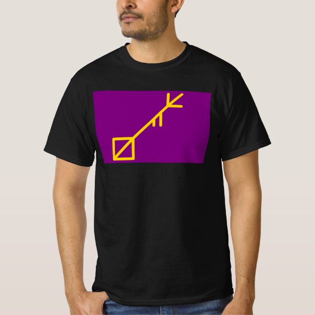 Flagge der Insel Sessrumnir T-Shirt (Vorderseite)