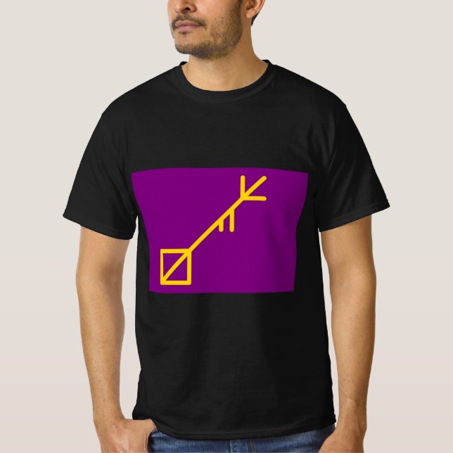 Flagge der Insel Sessrumnir T-Shirt (Vorderseite)