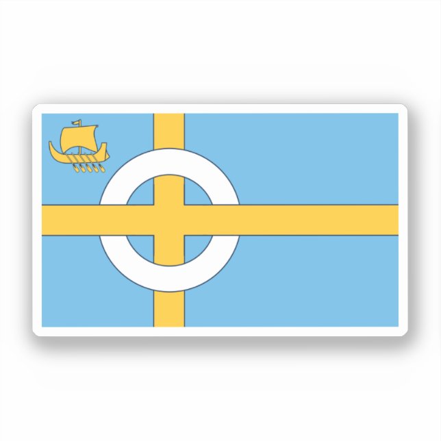 Flagge der Insel Skye, SCOTLAND Aufkleber (Vorderseite)