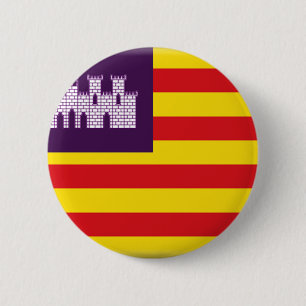 Flagge der Inseln-(Spanien) Button