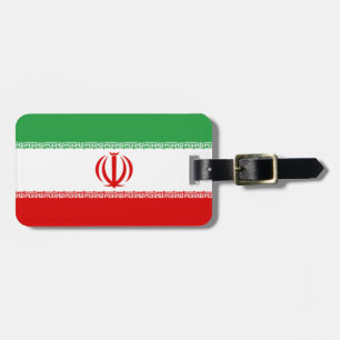 Flagge der Iran einfacher Identifikation Gepäckanhänger