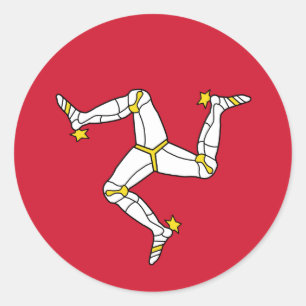 Flagge der Isle of Man Aufkleber