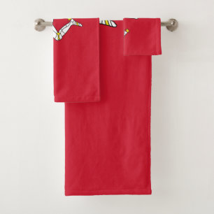 Flagge der Isle of Man Badhandtuch Set