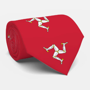 Flagge der Isle of Man Krawatte