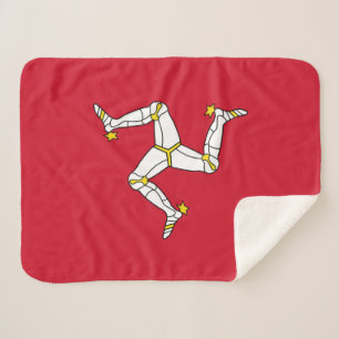 Flagge der Isle of Man Sherpadecke