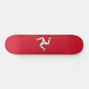 Flagge der Isle of Man Skateboard