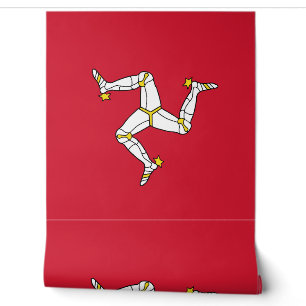 Flagge der Isle of Man Tapete