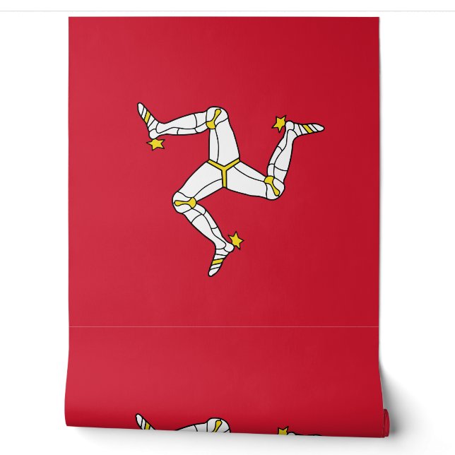 Flagge der Isle of Man Tapete (Abrollen)
