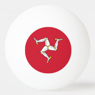 Flagge der Isle of Man Tischtennisball