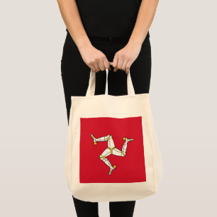 Flagge der Isle of Man Tragetasche