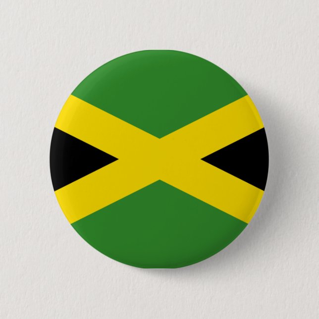 Flagge der Jamaika-Schaltfläche Button (Vorderseite)