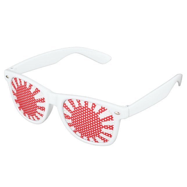 Flagge der japanischen Marine Sonnenbrille (Schrägansicht)