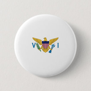Flagge der Jungfrau der Vereinigten Staaten Button