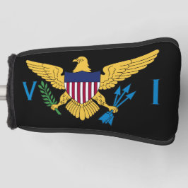 Flagge der Jungfrau der Vereinigten Staaten Golf Headcover
