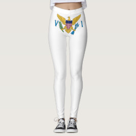 Flagge der Jungfrau der Vereinigten Staaten Leggings