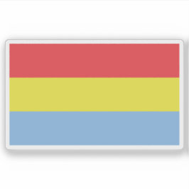 Flagge der Kafficho, Äthiopien Aufkleber
