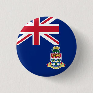 Flagge der Kaimaninseln Button