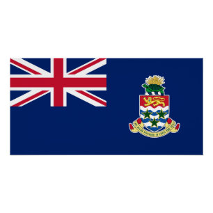 Flagge der Kaimaninseln Poster