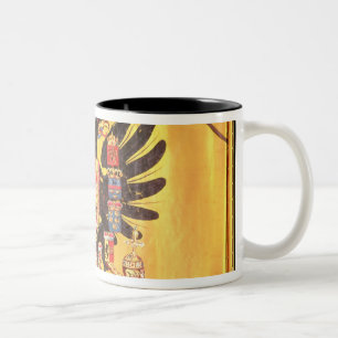 Flagge der Kaiserhabsburger-Dynastie, c.1700 Zweifarbige Tasse