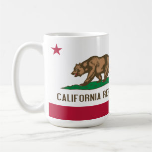 Flagge der Kalifornien-Kaffee-Tee-Tasse Kaffeetasse