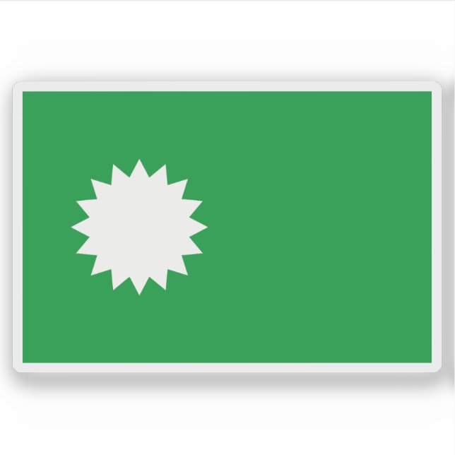 Flagge der Kambodscha-Volksgruppe Khmer Loeu Aufkleber (Vorderseite)