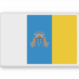 Flagge der Kanarischen Inseln Aufkleber