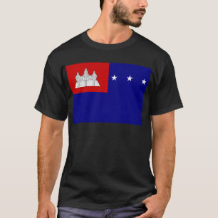 Flagge der Khmer-Republik (សាធារណរ T-Shirt