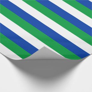 Flagge der Komi-Republik Geschenkpapier