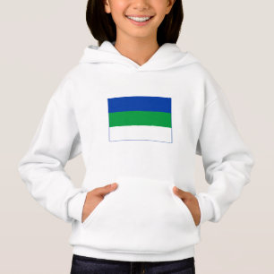 Flagge der Komi-Republik Hoodie