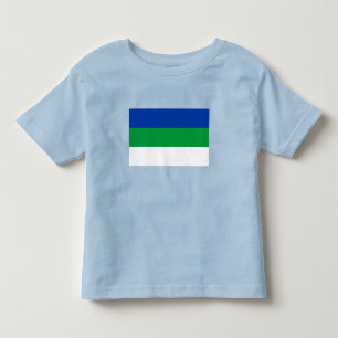 Flagge der Komi-Republik Kleinkind T-shirt