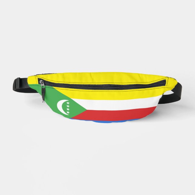 Flagge der Komoren Bauchtasche (Vorderseite)