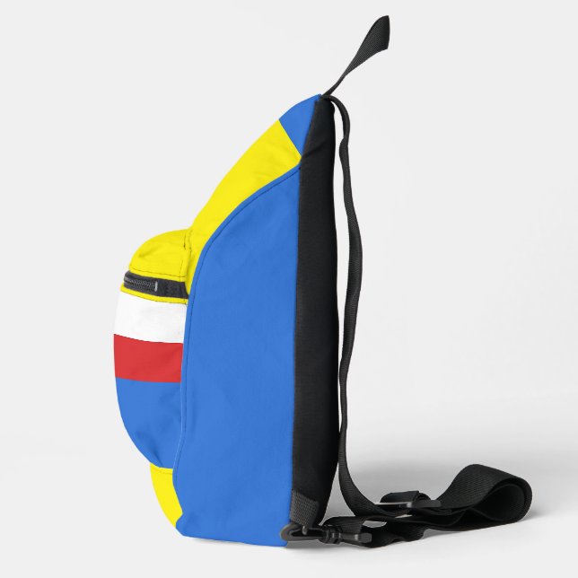 Flagge der Komoren Crossbody Bag (Rechts)