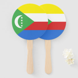 Flagge der Komoren Fächer