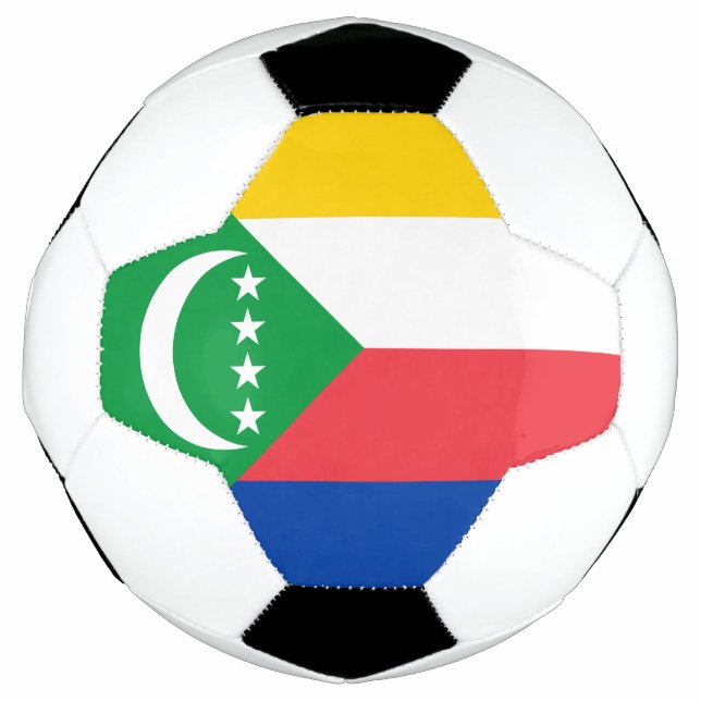 Flagge der Komoren Fußball (Vorderseite)