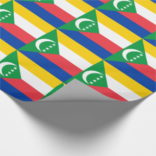 Flagge der Komoren Geschenkpapier