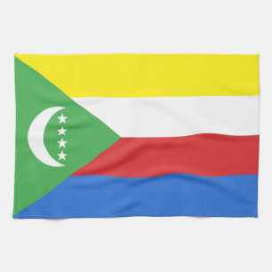 Flagge der Komoren Geschirrtuch