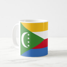 Flagge der Komoren Kaffeetasse