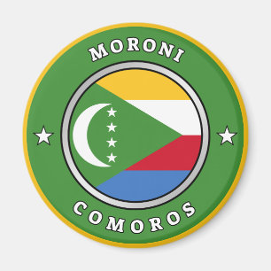 Flagge der Komoren Magnet